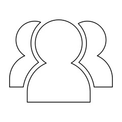 Community icon in line style