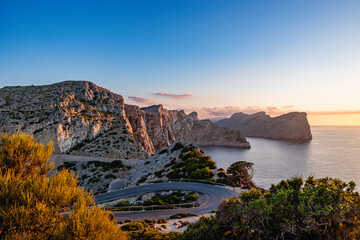 Fototapeta premium sunset over the sea