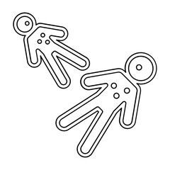 Terrorism icon in line style