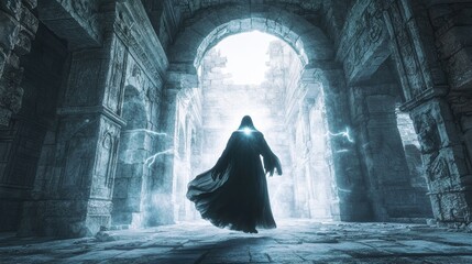 The Sorcerer's Journey Through Ancient Ruins