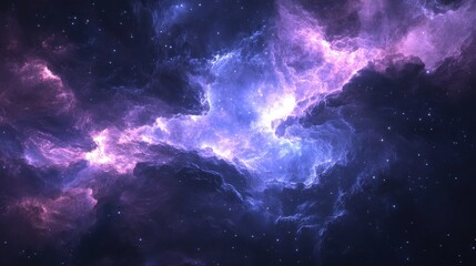 Fototapeta premium Abstract nebula in deep space
