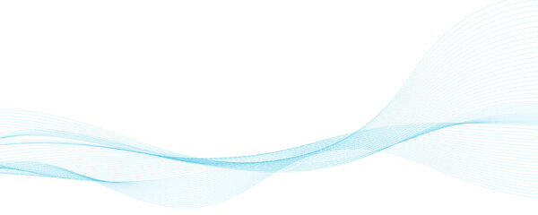 Obraz premium abstract blue wave background