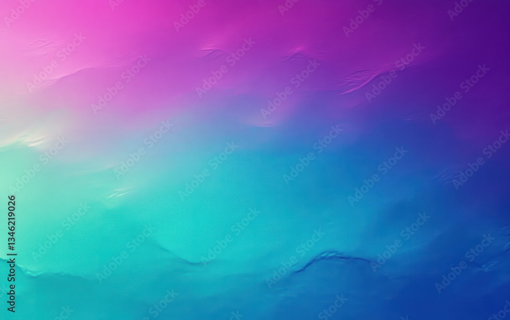 Poster gradient background in cyan teal and purple vibrant textured abstract art smooth blending light effe
