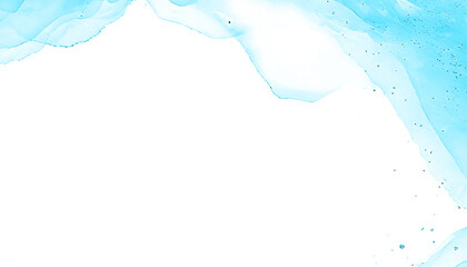 abstract background with blue paint