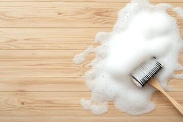 Cleaning brush for wood, foam, surface.
