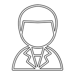 Obraz premium Actor icon in line style
