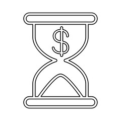 Business cost icon in line style