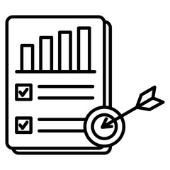 compliance target icon element for design