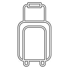 Luggage icon in line style