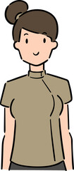 Illustration of woman cartoon