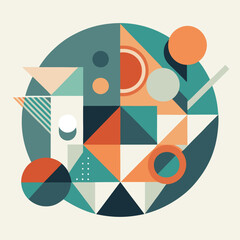 Abstract & Geometric Shapes Vector Design &ndash; Modern & Minimalist Art
