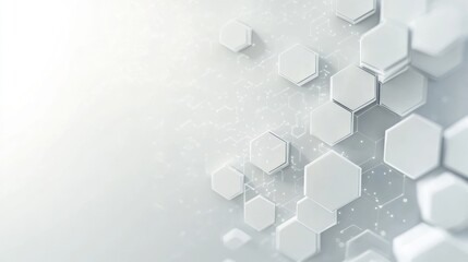 Abstract geometric hexagons technology background