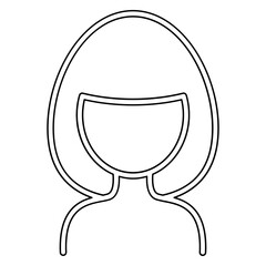 Bob icon in line style