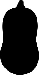 Butternut squash silhouette