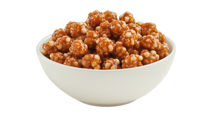 Closeup of a bowl of peanuts, healthy and nutritious snack option