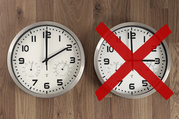 No daylight saving time change: permanent standard time implemented. Abolition of daylight saving time: no clock change this spring. DST discontinuation: no time adjustment needed.
