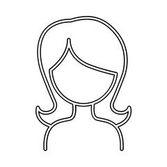 Female icon in line style