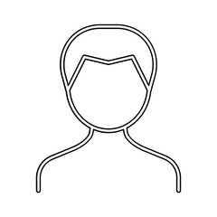 Male icon in line style