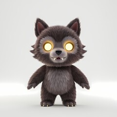 Obraz premium 狼男のキャラクター