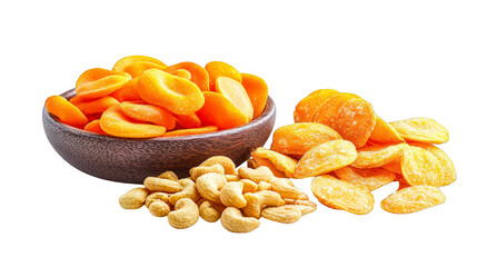 Colorful bowl of dried fruit,  healthy and delicious snack for every occasion