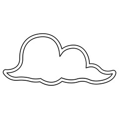 Cloud icon in line style
