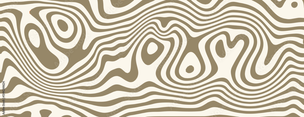 Poster abstract wavy background with beige and white colors. the background features beige lines creating a