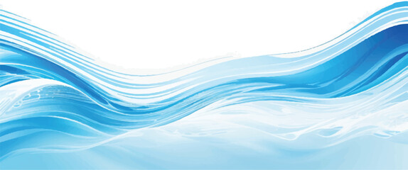 Minimalist Blue and White water ocean Abstract Wave Design with a Soft Gradient Curve, Perfect for Corporate Flyers, Presentations, and Websites
