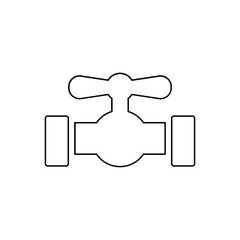 Valve icon in line style