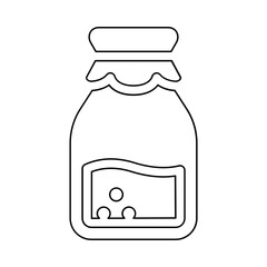 Salt icon in line style