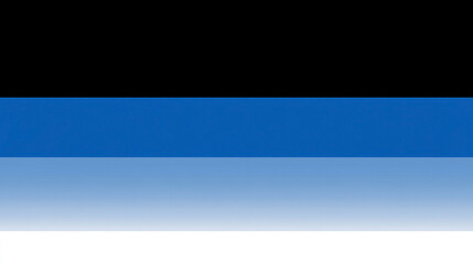 Fototapeta premium Horizontal stripes of black, blue, and white representing a national flag against a simple backdrop