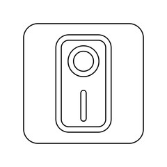 Switch icon in line style