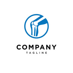 Knee Surgery Logo Icon Vector