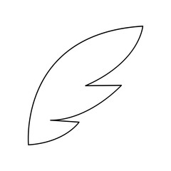 Wing icon in line style