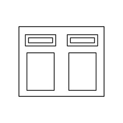 Scoreboard icon in line style