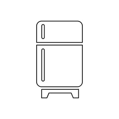 Refrigerator icon in line style