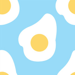 Egg Vector Seamless Pattern Digital Paper – Cute Hand-Drawn Easter Egg Background, Pastel Spring Egg Design, Decorative Egg Texture for Scrapbooking, Wrapping Paper, Fabric, and Digital Projects