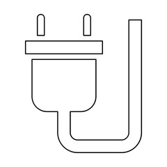 Plug icon in line style