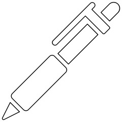 Pen icon in line style
