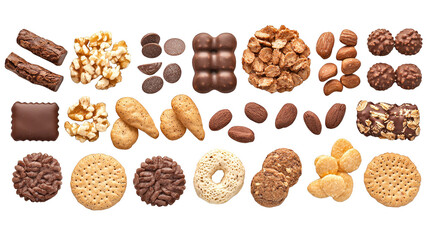 Delicious assortment of cookies and chocolates,  sweet treat for every occasion