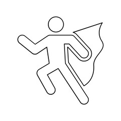 Hero icon in line style