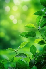 Obraz premium Close-up plants banner