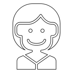 Obraz premium Mother icon in line style
