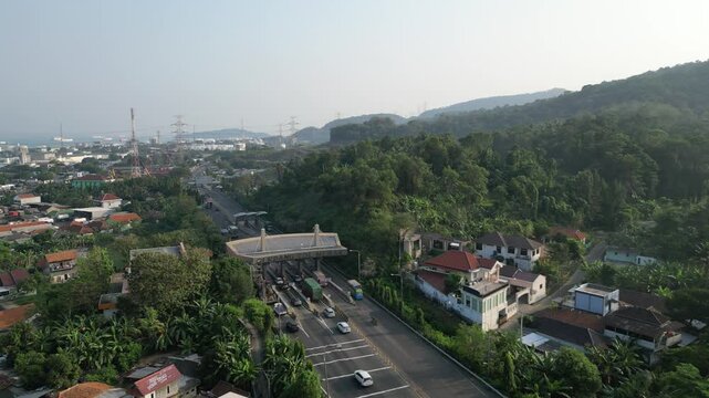Toll Freeway Gateway - Merak, Indonesia