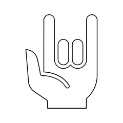 Love icon in line style