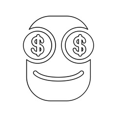 Investor icon in line style