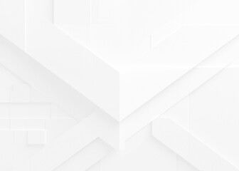 Fototapeta premium Abstract white background with texture pattern, white and gray glossy squares abstract tech banner design, graphic design element strip concept for web.
