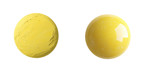 Isolated on a transparent background, a 3D rendered sun-like orb or ball of fire emits a vibrant glow