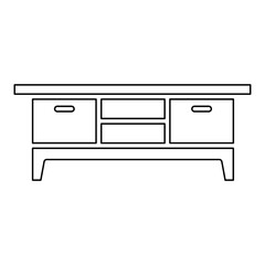 Shelf icon in line style