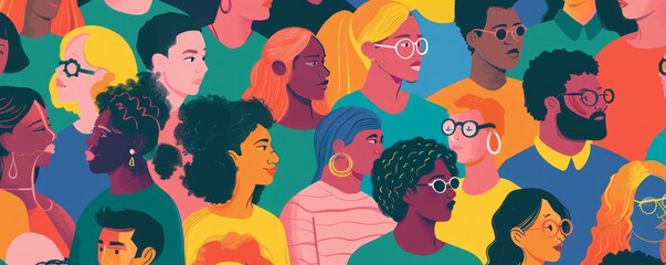 Photo of a group of educators teaching about social justice and equality in a diverse classroom, fostering empathy and understanding.