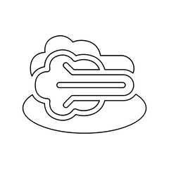 Kimchi icon in line style